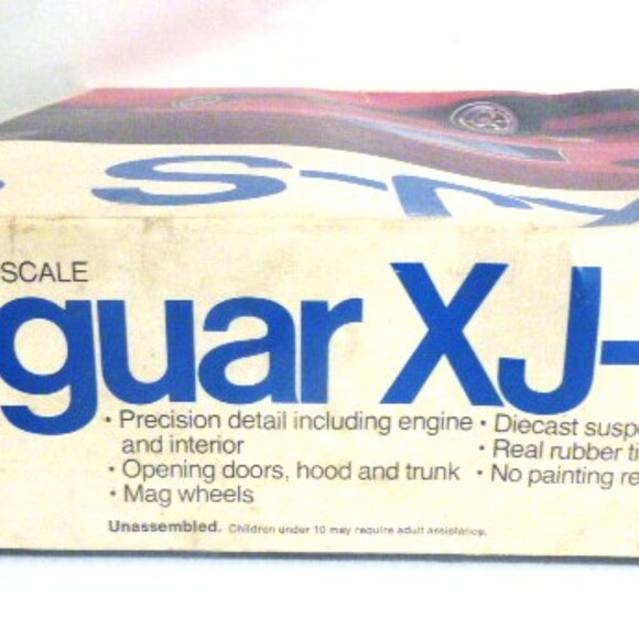 RARE Entex Jaguar XJ-S 1/16 Scale Model Kit Japan Precision Detail Diecast Model - Picture 9 of 16